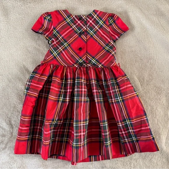 Ralph Lauren Red Tartan Plaid Holiday Dress Size 18M - Picture 4 of 4